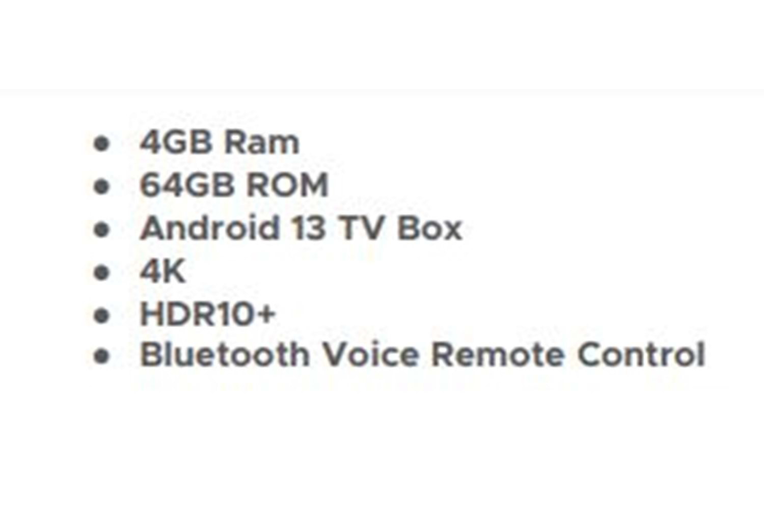 SHOMI 4K ULTRA HD ANDROİD TV BOX 4GB RAM 64 GB HAFIZA(ANDROİD 13 İŞLETİM SİSTEMİ)SHSB3