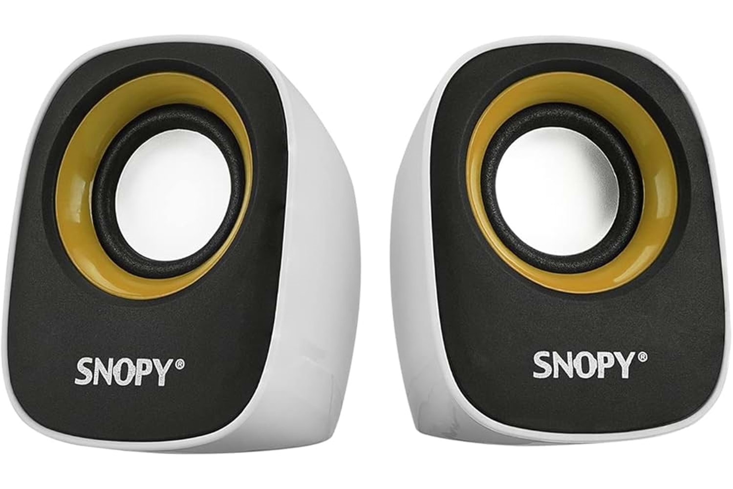 SNOPY 2.0 Multimedia USB BEYAZ-SARI HOPARLÖR SN-120