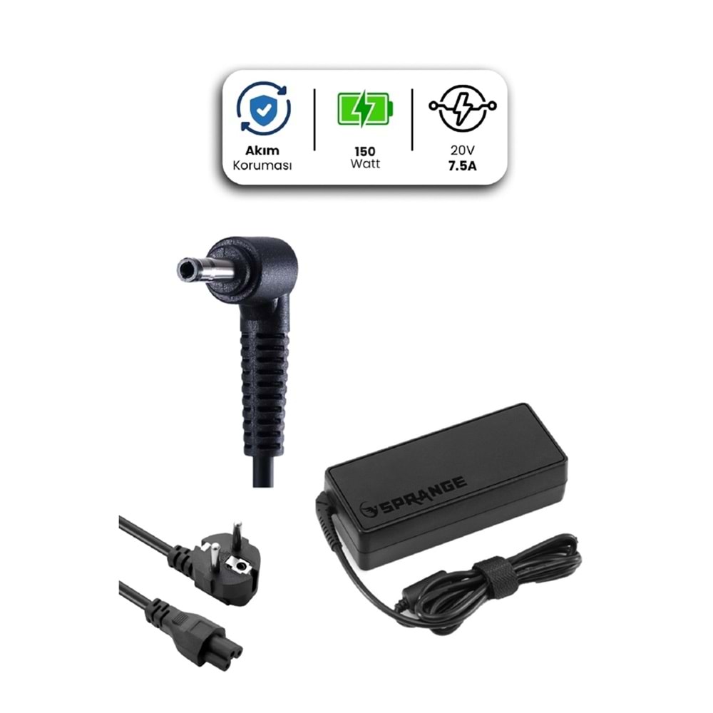 SPRANGE SR-L37 20V 7.5A 6.0*3.7MM 150W ASUS NOTEBOOK ADAPTÖR