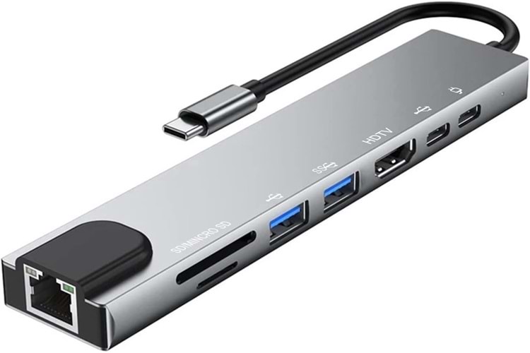 TYPE-C TO HDTV 8IN1 ADAPTER (HDTV 8)