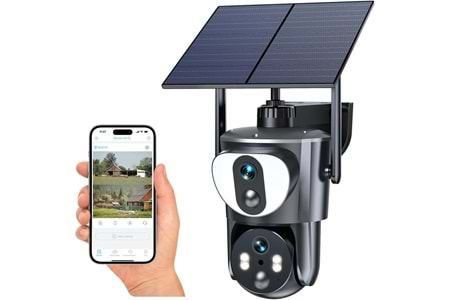 MPİA SD210 Çift Kamera 3+3MP İP WİFİ FULL HD SUYA DAYANIKLI LEDLİ GECE GÖRÜŞLÜ 2 ANTENLİ HAREKETLİ KAMERA