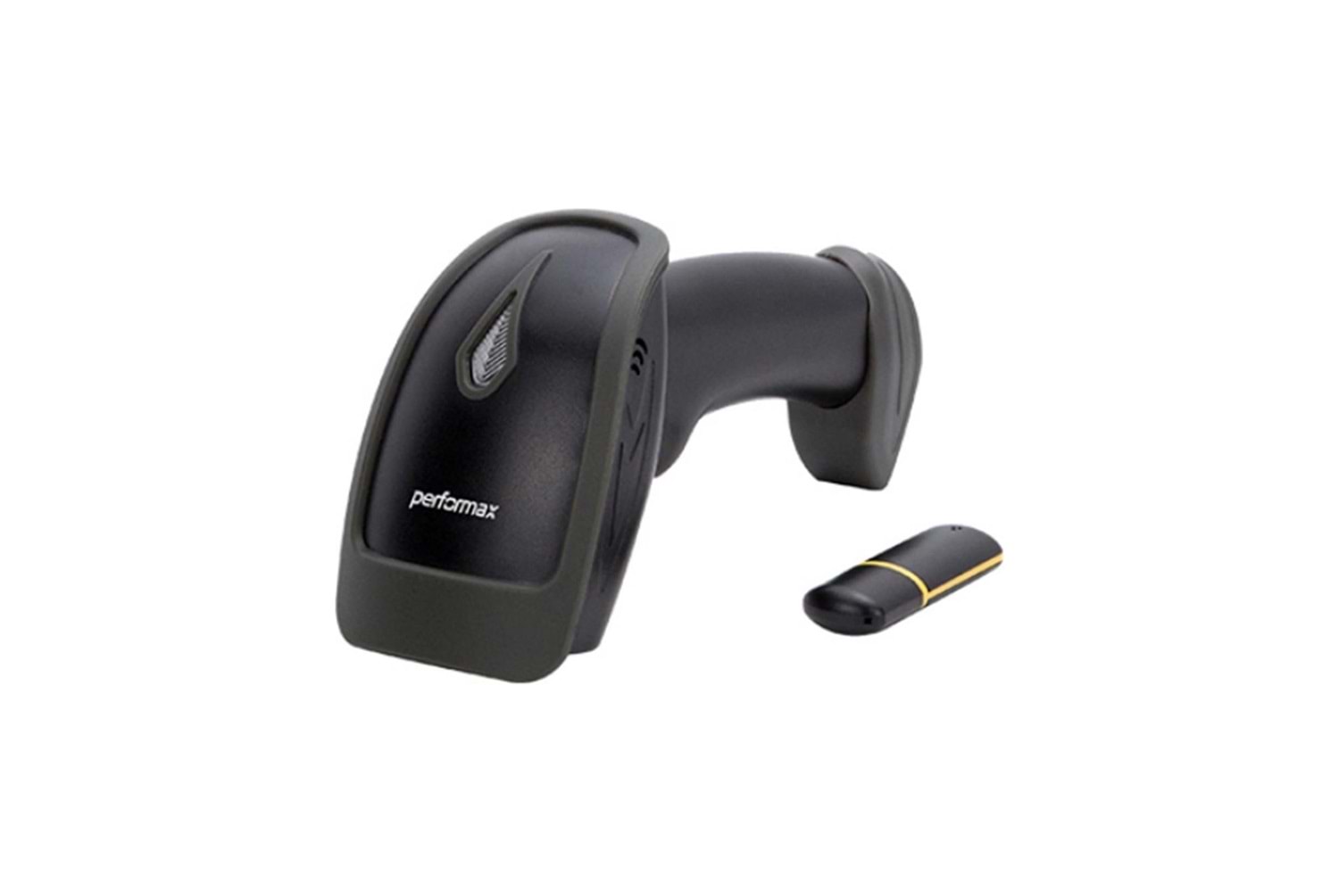 PERFORMAX PR-50 1D Lazer Kablosuz USB Dongle Barkod Okuyucu.
