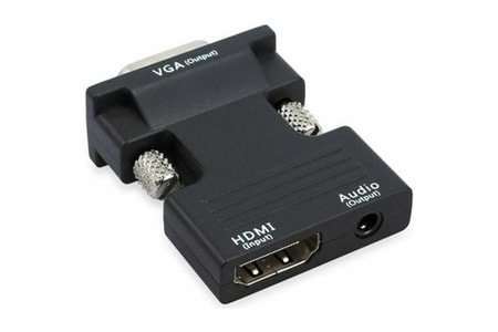 HDMI TO VGA+SESLI (PROJEKSIYON+MONITOR VB.ARKASINA TAKILIR)