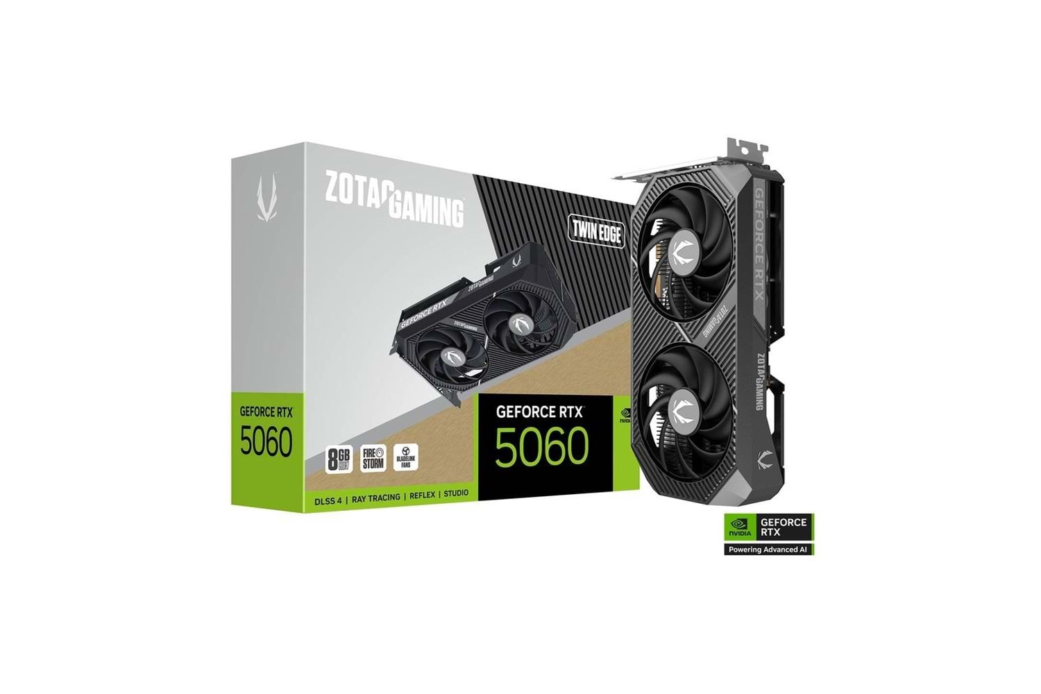 ZOTAC GeForce RTX 5060 GAMING TWIN EDGE 8GB GDDR7 128Bit DLSS 4 Ekran Kartı