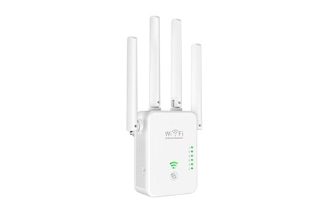 PIX-LINK LV-WR49S4T 1200MBPS 2.4 GHz. WİF-Fİ REPEATER , WPS/RESET Button ( PRİZ MODEL )