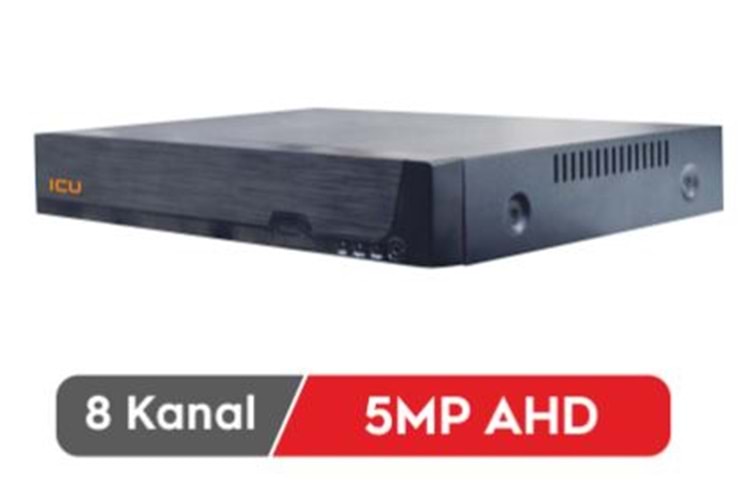 BEYLERBEYİ IC HD 5MN8-1XM D 8 KANAL DVR KAYIT CİHAZI (8 KANAL AHD 5MN - 1 HDD BAĞLANABİLİR, - AHD,TVI,CVI,CVBS,- XMEYE 12V 3A ADAPTÖR İLE ÇALISIR)