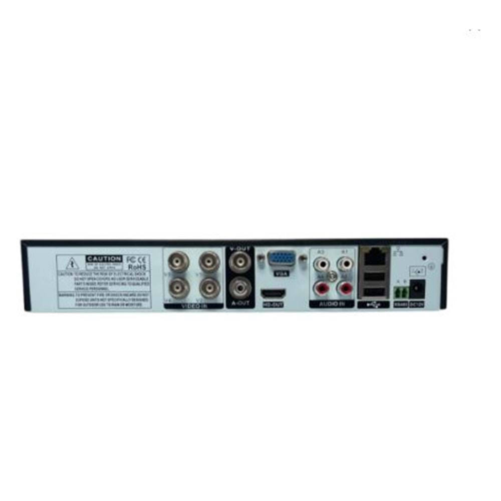 IC HD 5MN4-1XM D 4 KANAL DVR KAYIT CİHAZI (4 KANAL AHD 5MN - 1 HDD BAĞLANABİLİR, - AHD,TVI,CVI,CVBS, -- XMEYE 12V 3A ADAPTÖR İLE CALIŞIR)
