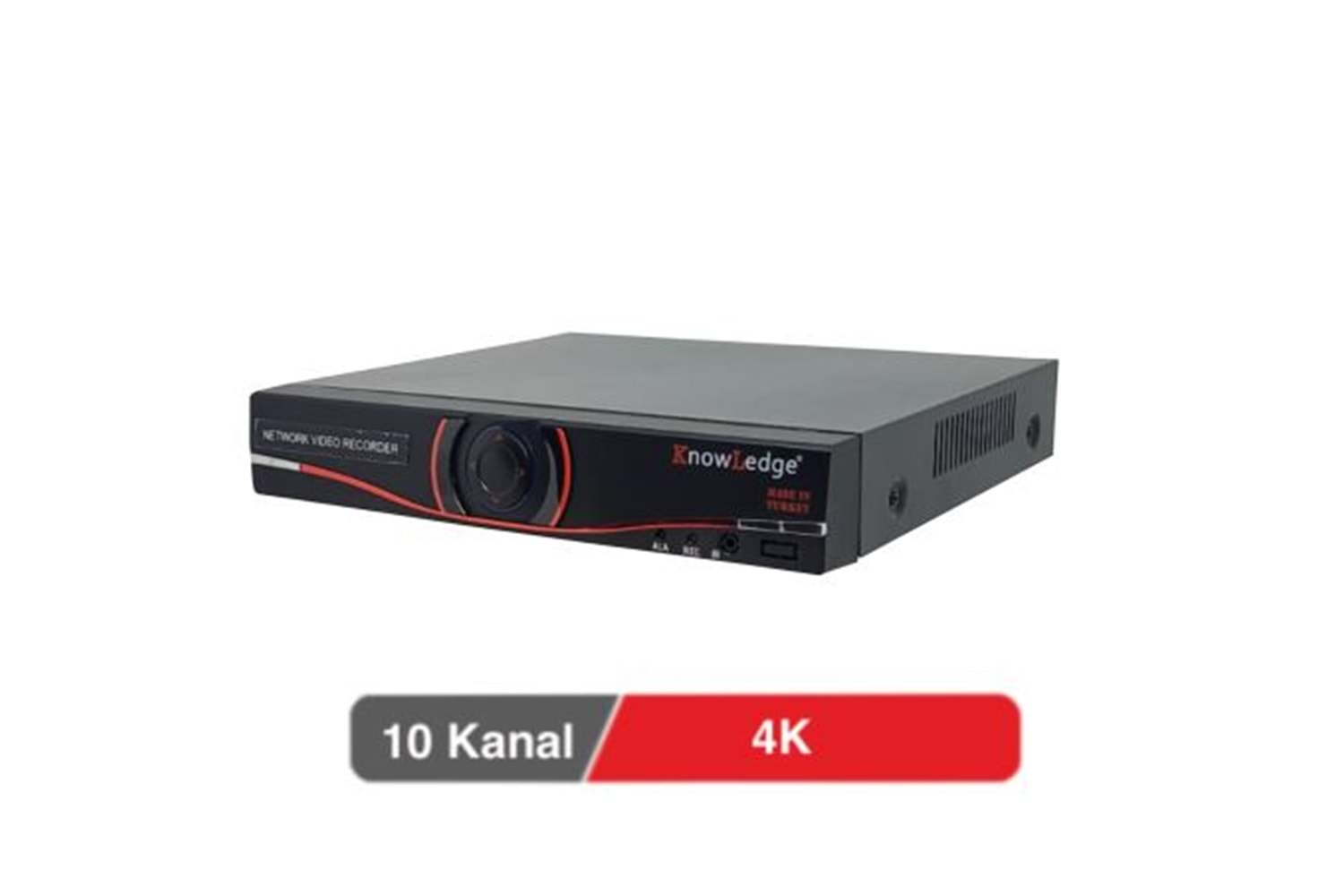 IC KL IVR4K10-1 SC 10 KANAL, 4K/5MP KAMERA DESTEĞİ - 1 HDD DESTEKLER - SMART KODEK - 1*RJ45 NETWORK GİRİŞİ - 1*VGA / 1*HDMI - DC 12V - KNOWLEDGE İZLETİCİ V3 APP