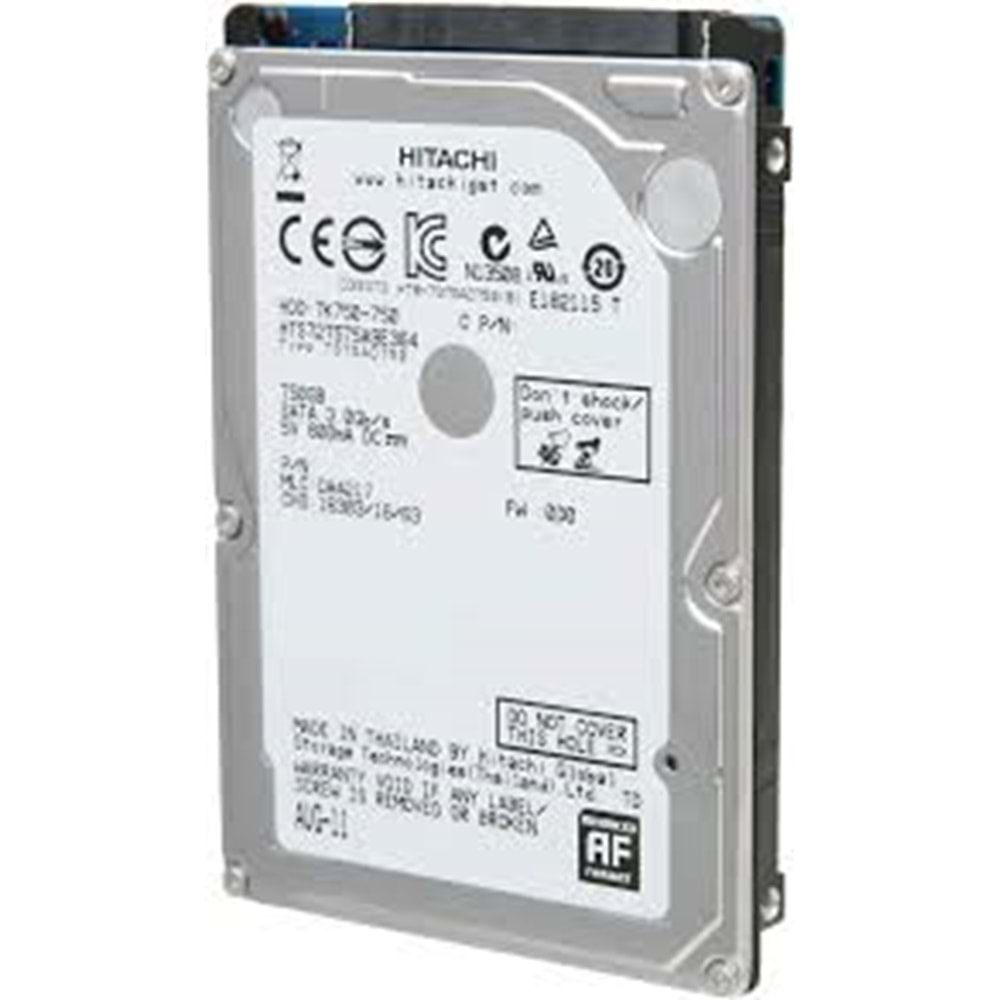HITACHI 5K750 750GB 2.5 inç 5400 RPM SATA Hard Disk 2.EL (NAKİT)