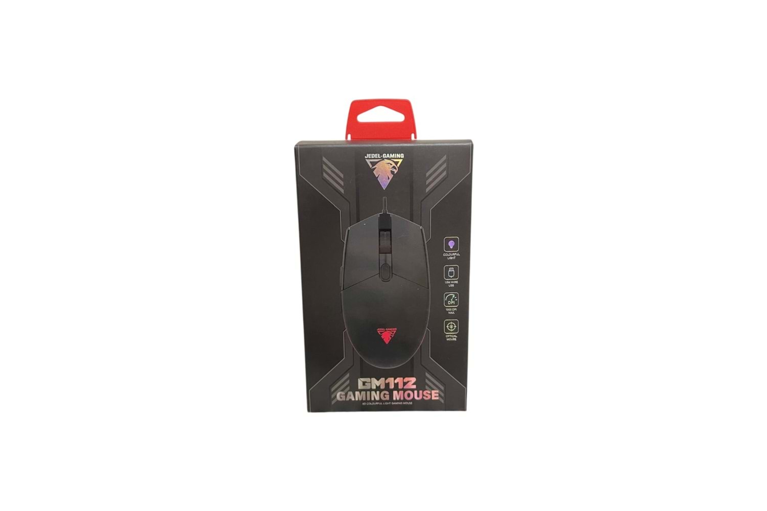 JEDEL GM112 IŞIKLI OYUNCU MOUSE 4 BUTON 1.5M