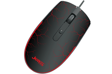 JEDEL M81 Optik LED Dört Buton 1600 DPI Renkli Rgb Gaming Kablolu Mouse
