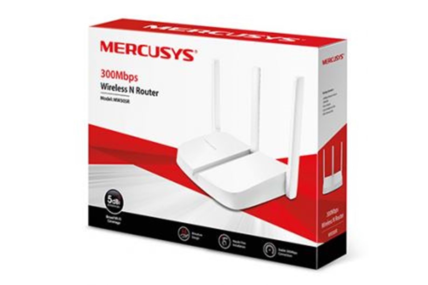 TP-LINK MERCUSYS MW305R 3xLAN, 1xWAN 300mbps 3x5dBi Anten Wi-Fi Router