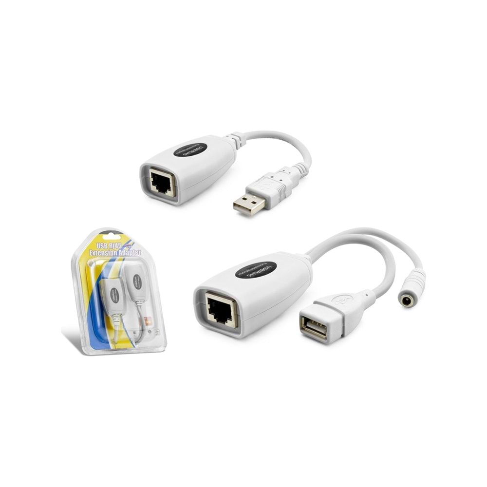 Hadron Hdx5064 Usb To Rj45 Extender 60M Beyaz