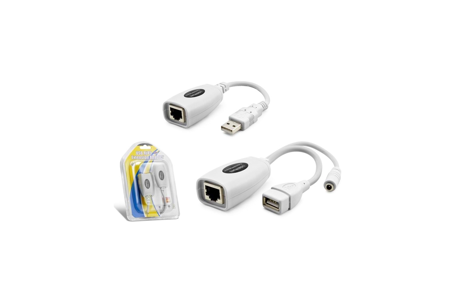 Hadron Hdx5064 Usb To Rj45 Extender 60M Beyaz