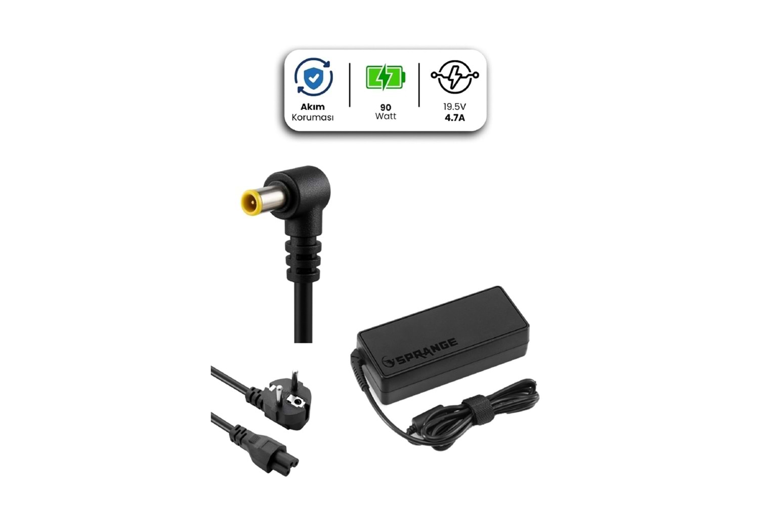 SPRANGE 19.5V-4.7A 6.5*4.4 SONY-LG ADAPTÖR SRL4