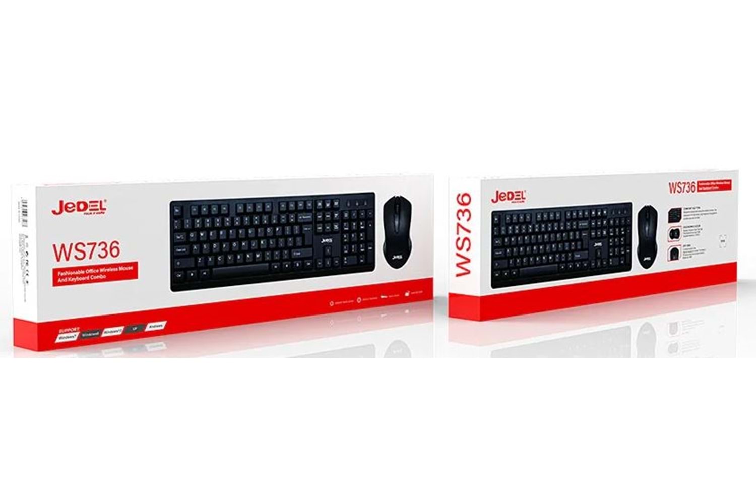 JEDEL WS736 KABLOSUZ KLAVYE MOUSE SET