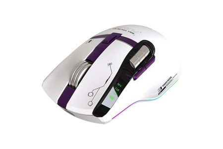 JEDEL GWH-101 ŞARJLI WİRELESS KABLOSUZ BLUETOOTH 12000 DPİ 6D GAMİNG SİYAH MOUSE