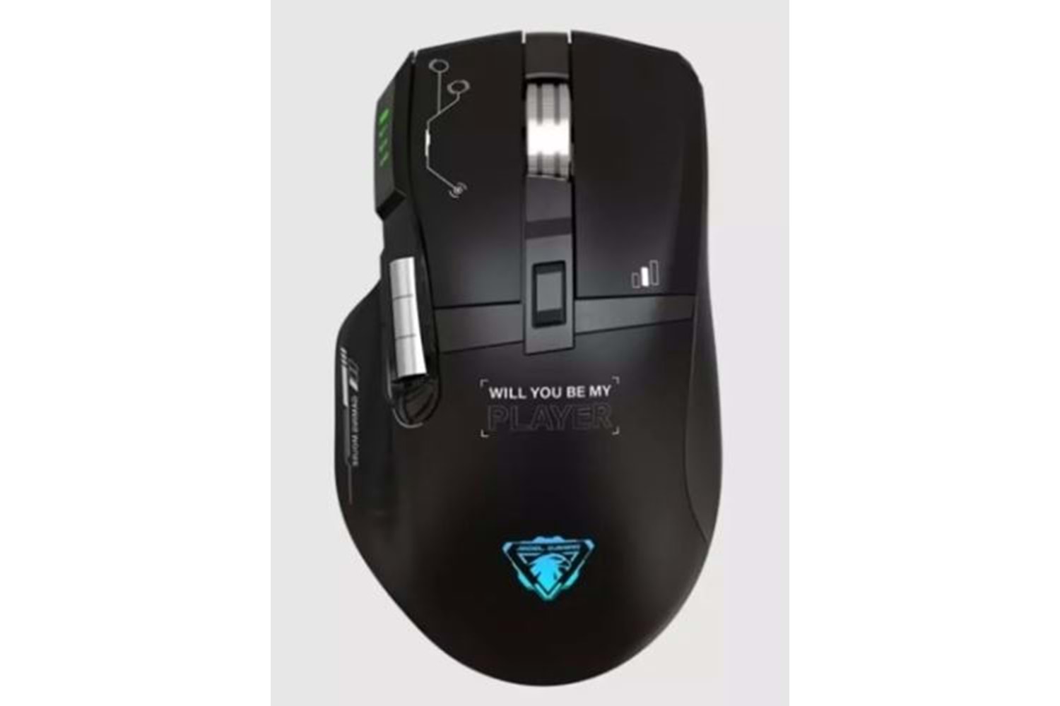 JEDEL GWH-101 ŞARJLI WİRELESS KABLOSUZ BLUETOOTH 12000 DPİ 6D GAMİNG SİYAH MOUSE