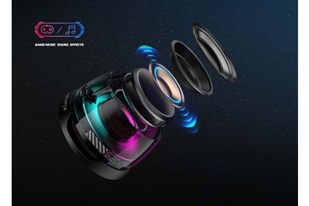 JEDEL G200 Cepini Mıknatıslı Bluetooth Speaker iPhone android Telefon uyumlu 5W Mini RGB SA-238