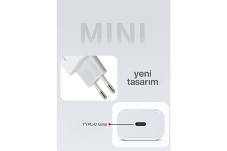 SPRANGE PT-45S 45W Type-C Iphone 15/16/17 Uyumlu Hızlı Şarj Adaptörü PT45S