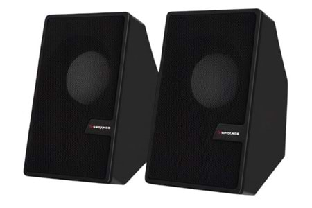 Sprange SR-PN784 2.0 3W*2 USB + 3.5mm USB 5V Hoparlör Siyah