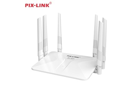 PIX-LINK LV-WR50Q 300 Mbps 2,4GHZ Repeater/AP MODE 6 ANTENLİ Wi-Fi-N Router