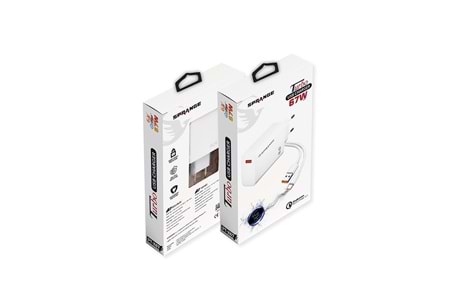 SPRANGE PT-X67 67W Turbo USB Şarj USB-C Data & Şarj Kablo