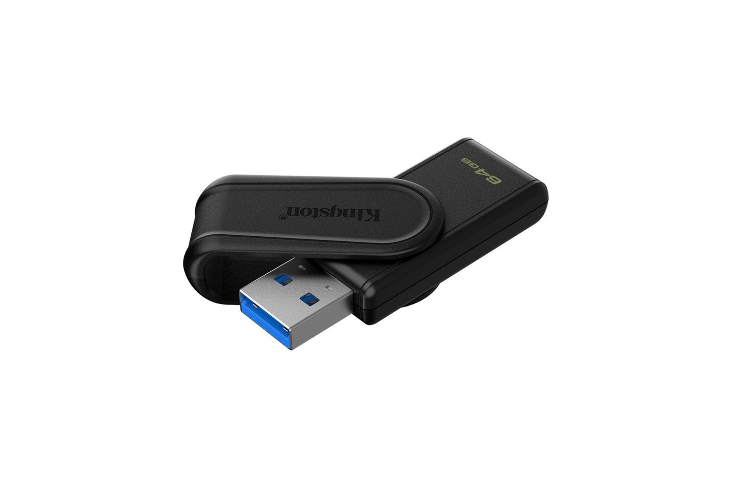 KINGSTON DTXS/64GB PORTABLE USB 3.2 GEN1 DATA TRAVELER EXODİAS FLASH DISK SİYAH