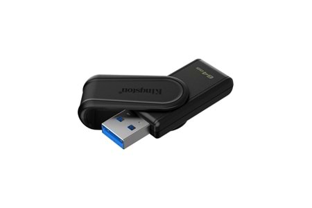 KINGSTON DTXS/64GB PORTABLE USB 3.2 GEN1 DATA TRAVELER EXODİAS FLASH DISK SİYAH