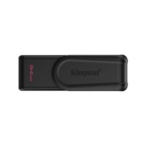 KINGSTON DTXS/64GB PORTABLE USB 3.2 GEN1 DATA TRAVELER EXODİAS FLASH DISK SİYAH