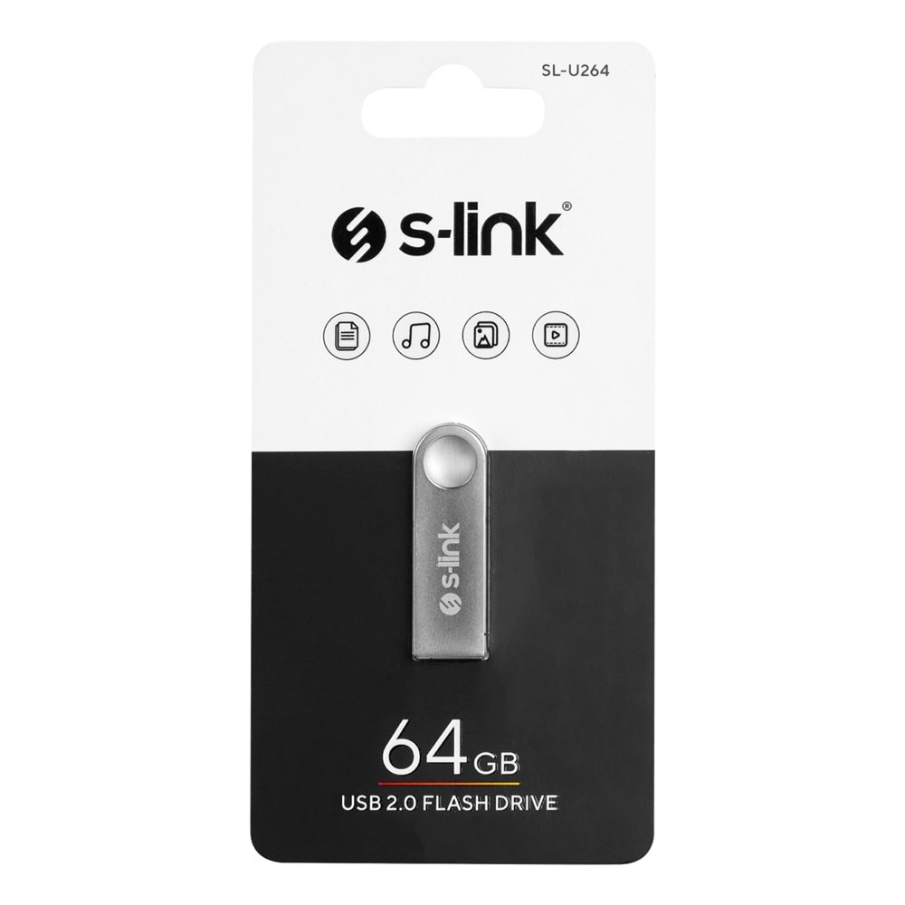 S-LİNK SL-U264 64 GB USB 2.0 FLASH BELLEK