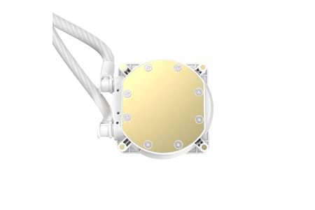 Dragos FrostBite V2 Dijital Isı Göstergeli ARGB 360mm BEYAZ İşlemci Sıvı Soğutucu