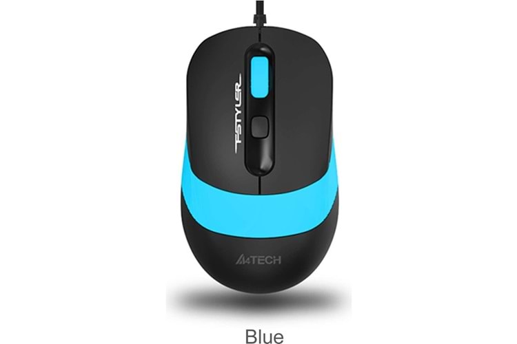 A4 TECH FM10 MAVİ USB FSTYLER OPTIK 1600DPI 1,5MT KABLO MOUSE