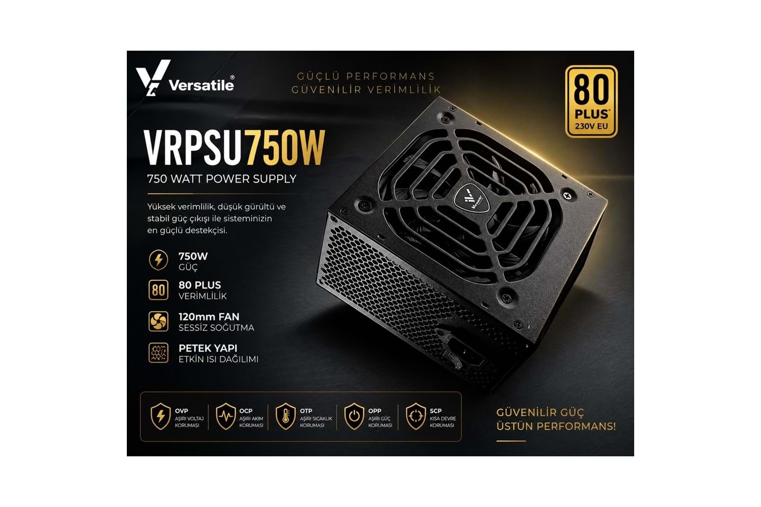 VERSATILE 750W 80+VRPSU750W POWER SUPPLY