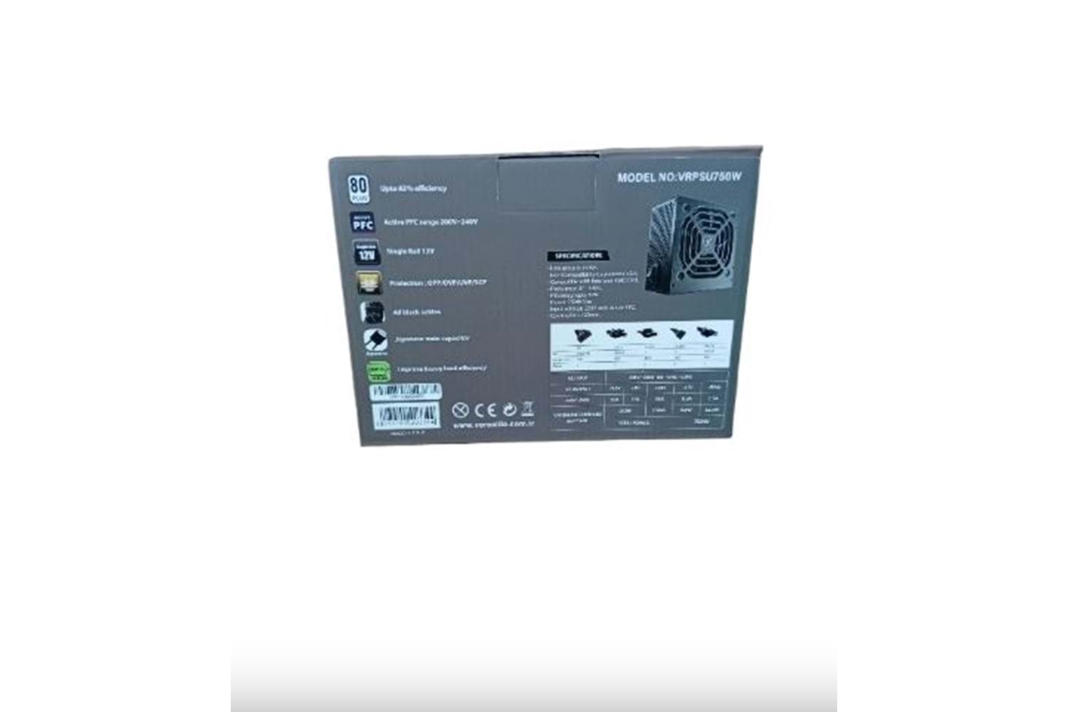 VERSATILE 750W 80+VRPSU750W POWER SUPPLY