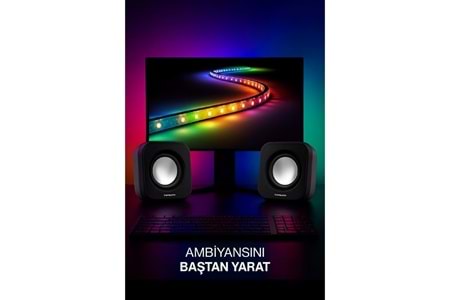 SPRANGE MİNİ 5V USB SİYAH HOPARLÖR SR-PN99