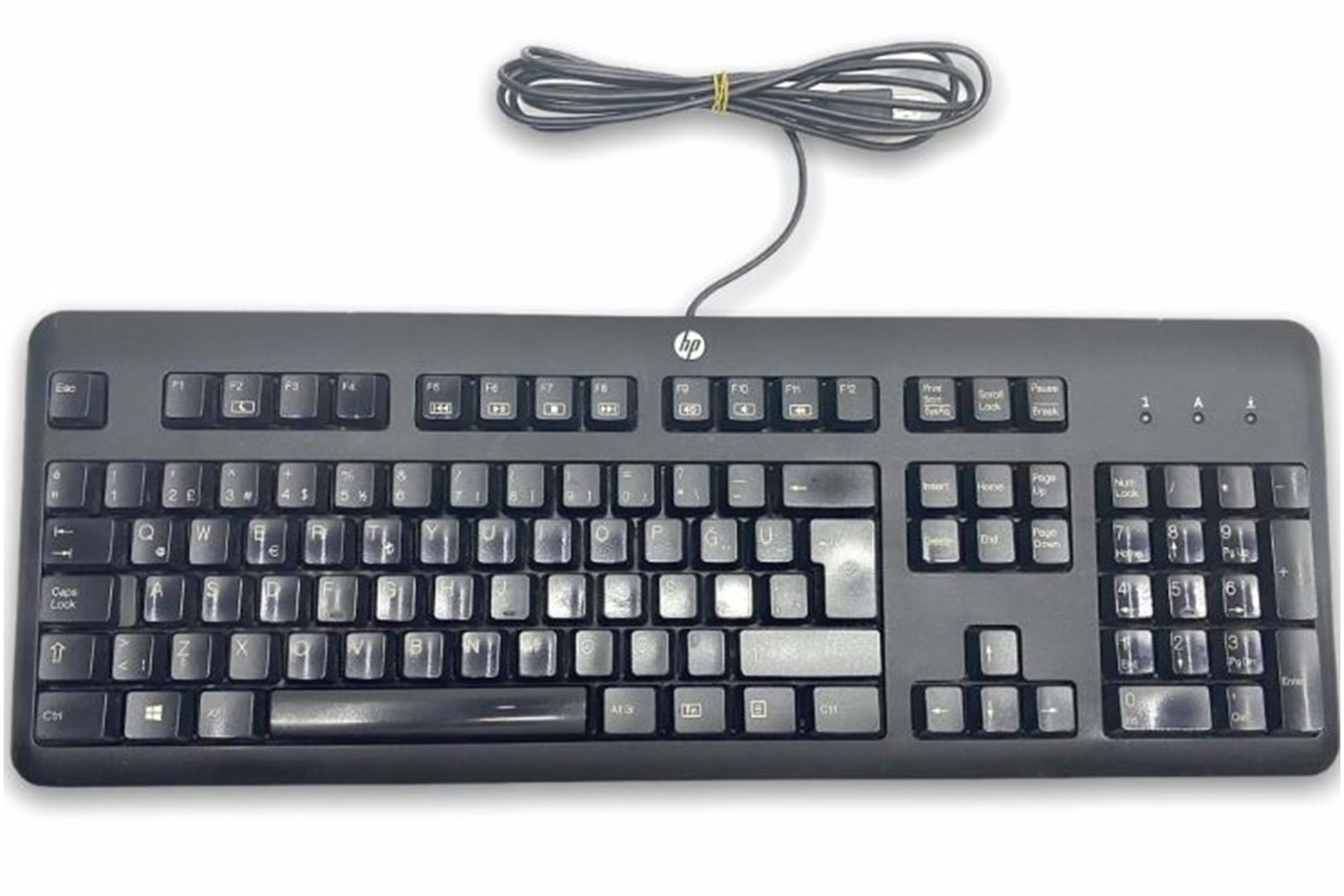 HP 672647-143 724720-141 KU-1156 USB Kablolu Türkçe Q 104 Tuşlu Siyah Klavye