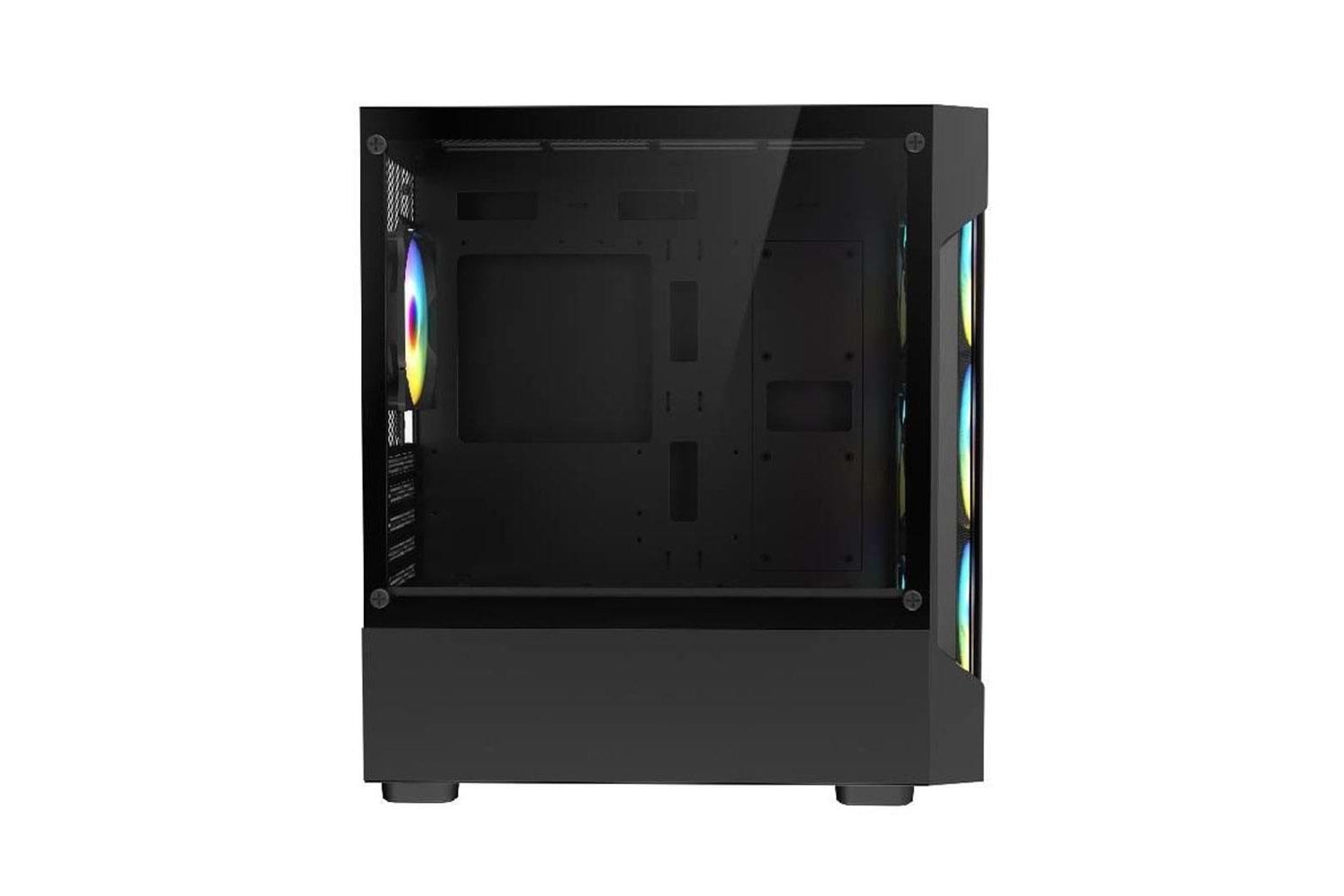 FAZEON 650W 80+ 4X120MM RGB FANLI SİYAH GAMİNG BİLGİSAYAR KASASI-F12