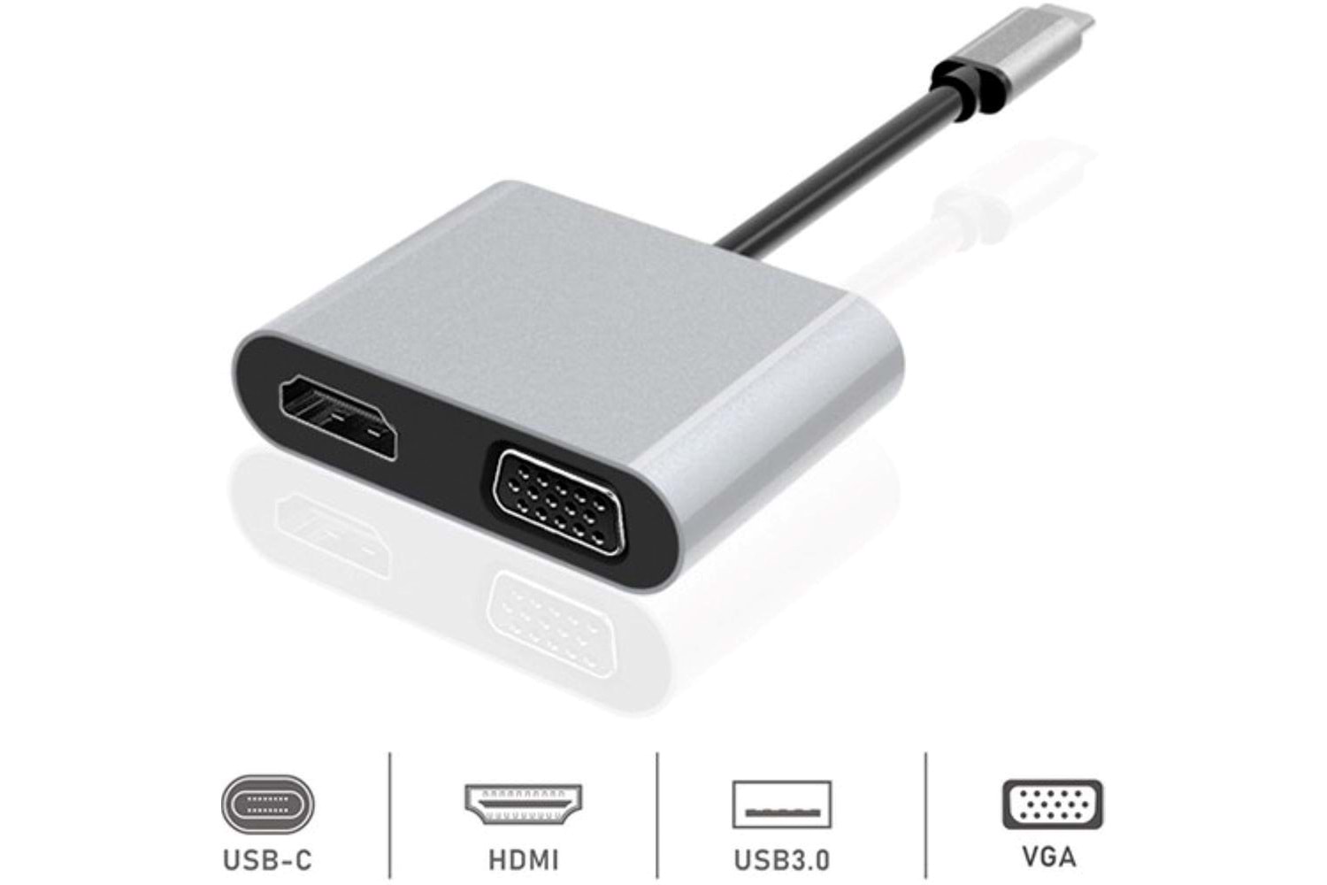 TYPCE TO 4 IN HDMI-VGA-İPAD PRO-MACBOOK DHU004 DEXIM