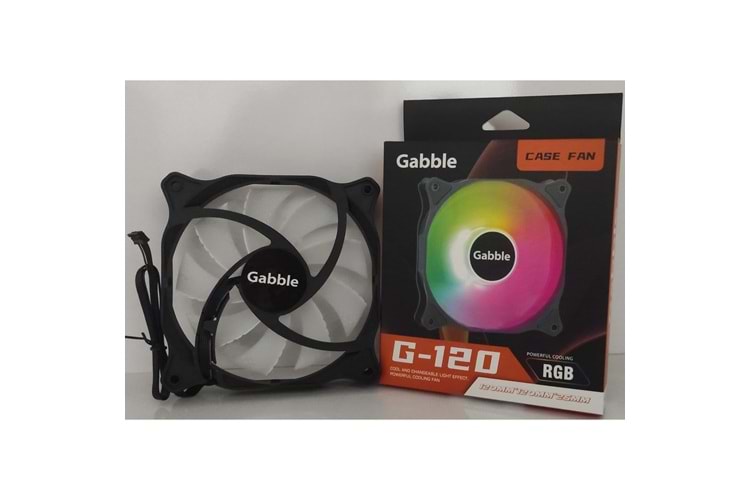 Gabble Gab-Rg12 Rgb Fan 6 Pın 12Cm