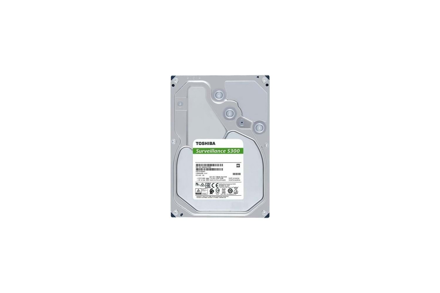 TOSHIBA 6TB 3.5'' S300 SATA 5400RPM 256MB 7/24 GUVENLIK HDWT860UZSVA (3 YIL TÜRKİYE TOSHIBA GARANTİLİ)
