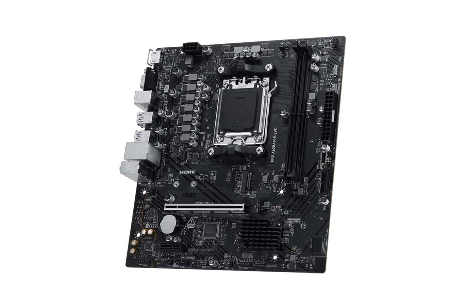 MSI PRO A620AM-B EVO AMD AM5 DDR5 6800(OC) HDMI VGA M2 mATX Anakart