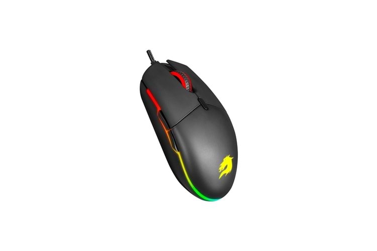 GameBooster USB RGB Led Aydınlatmalı 3200dpi Gaming Optic Siyah Mouse