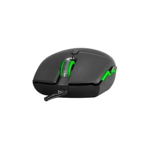 GameBooster USB RGB Led Aydınlatmalı 3200dpi Gaming Optic Siyah Mouse
