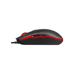GameBooster USB RGB Led Aydınlatmalı 3200dpi Gaming Optic Siyah Mouse