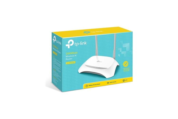 TP-LINK TL-WR840N 4 PORT 10/100MBPS 300MBPS 2 ANTEN KABLOSUZ ROUTER-ACCES POINT