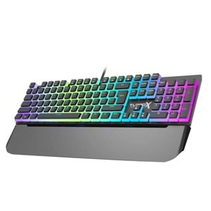 TURBOX PUDDING USB KABLOLU SIYAH RGB MAKRO GAMING MEKANIK TUS BILEK DESTEKLI BLUE SWITCH RAINBOW KLAVYE