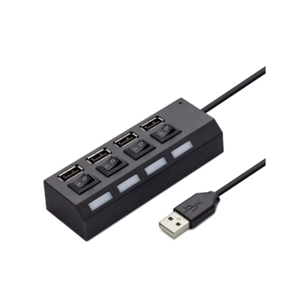4 PORT ANAHTARLI USB 2.0 ÇOKLAYICI GAB-UAP420