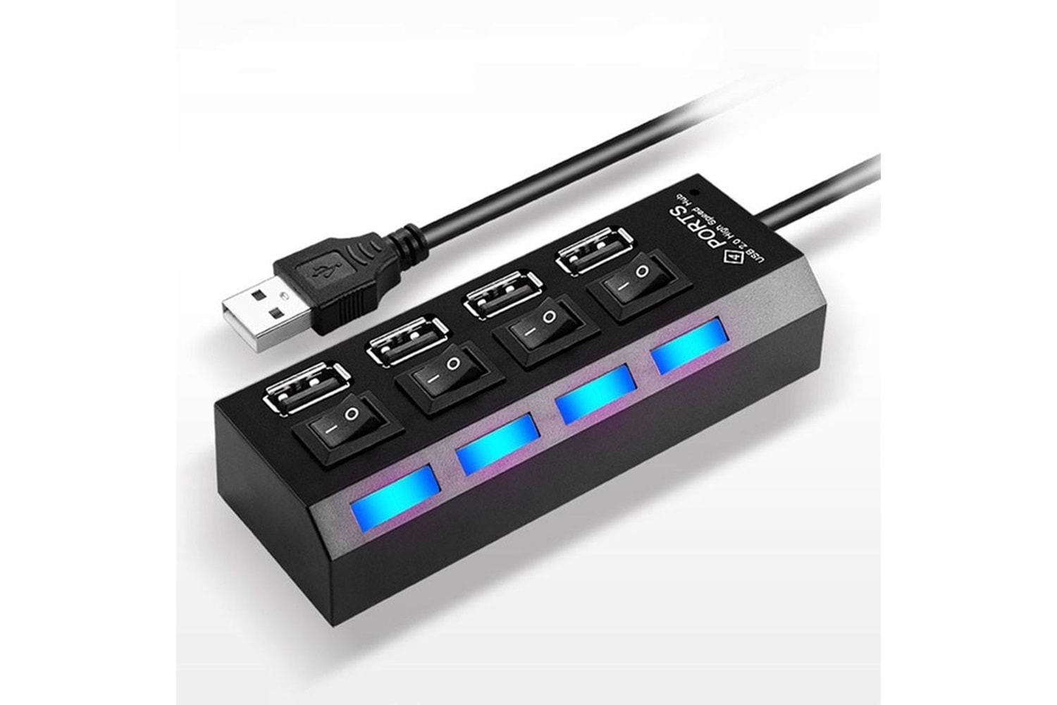 4 PORT ANAHTARLI USB 2.0 ÇOKLAYICI GAB-UAP420
