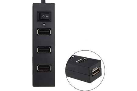 USB 2.0 4 PORT HUB ANAHTARLI DRG-UH204